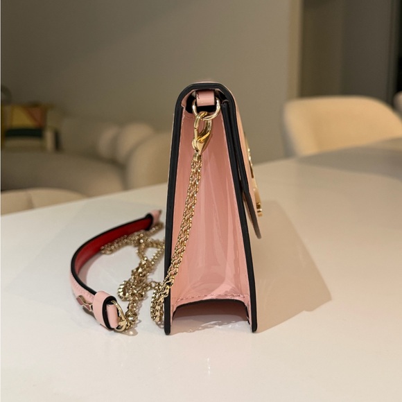 Christian Louboutin Loubi54 Flap Patent Leather Clutch Bag - Picture 4 of 6